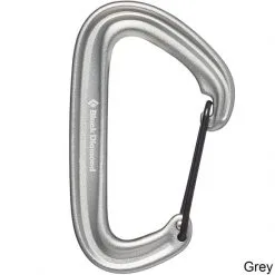BD Black Diamond Litewire Moschettone Arrampicata -Negozio al dettaglio Motican 210234 1003 litewirecarabiner gray min