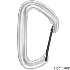 BD Black Diamond Litewire Moschettone Arrampicata -Negozio al dettaglio Motican 210234 1003 litewirecarabiner lightgrey edit min