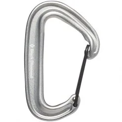 BD Black Diamond Miniwire Moschettone Arrampicata -Negozio al dettaglio Motican 210235 1004 miniwirecarabiner lightgray