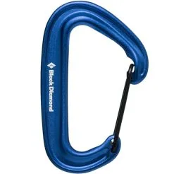 BD Black Diamond Miniwire Moschettone Arrampicata -Negozio al dettaglio Motican 210235 4005 miniwirecarabiner blue