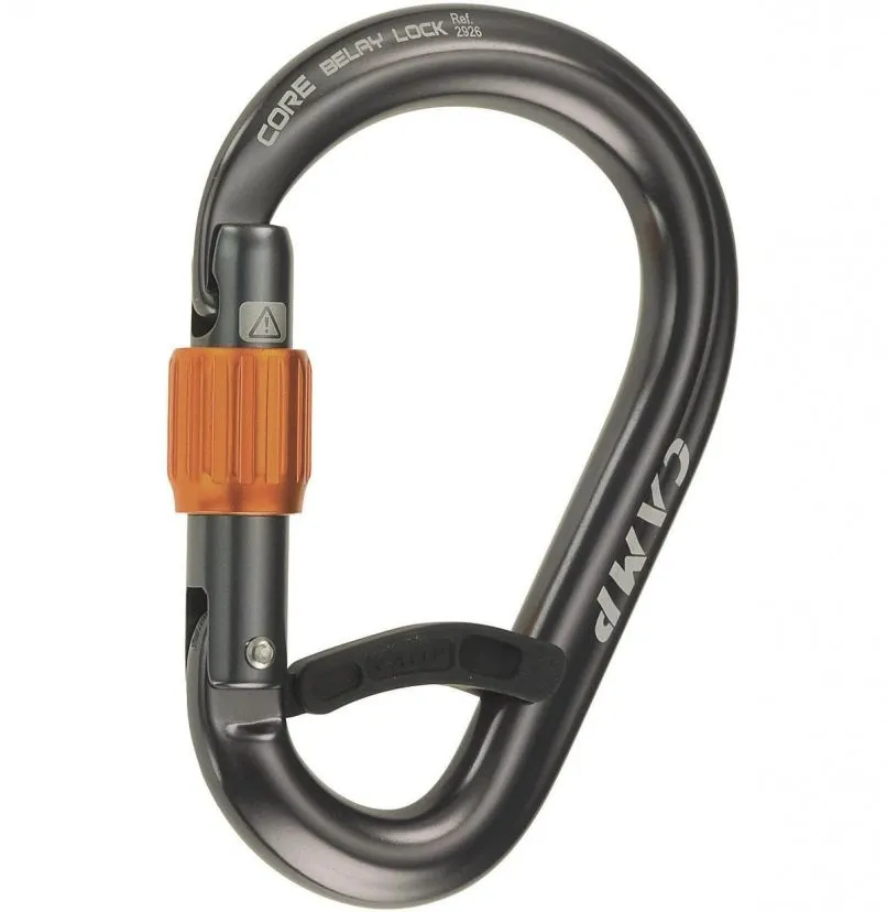 CAMP Core Belay Lock Moschettone A Ghiera Arrampicata 4 CAMP Core Belay Lock Moschettone A Ghiera Arrampicata - immagine 2
