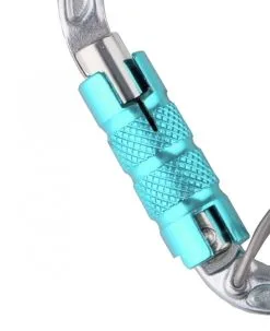 Edelrid HMS Bruce Steel Triple FG II Moschettone Triplo Movimento Arrampicata -Negozio al dettaglio Motican 73807 329c