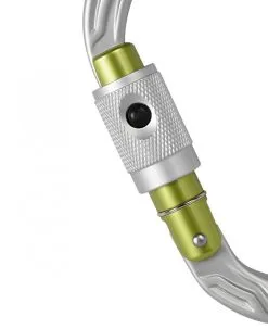 Edelrid Oval Power 2500 Permalock Moschettone A Ghiera Arrampicata -Negozio al dettaglio Motican 85203 006b