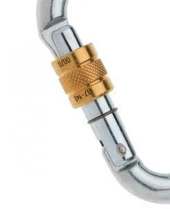 Edelrid Steel HMS Screw Moschettone Ghiera Arrampicata -Negozio al dettaglio Motican 88291 006b