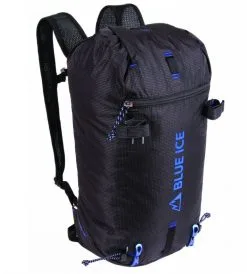 Blue Ice Dragonfly 18 Zaino Arrampicata E Alpinismo -Negozio al dettaglio Motican blue ice dragon fly 18 black