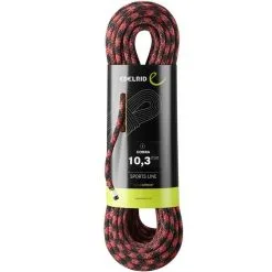 Edelrid Cobra 10.3 Mm Corda Arrampicata -Negozio al dettaglio Motican cobra black red min
