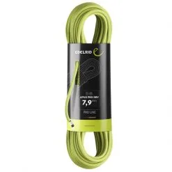 Edelrid Apus Pro Dry 7.9 Mm Mezza Corda Arrampicata -Negozio al dettaglio Motican edelrid apus pro dry 7.9 oasis 4
