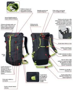 Camp M-Tech Zaino Arrampicata E Alpinismo -Negozio al dettaglio Motican m tech caratteristiche