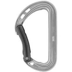 Petzl Spirit Bent Gate Moschettone Arrampicata -Negozio al dettaglio Motican m061ab02 spirit courbe gris