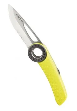 Petzl Spatha Coltello Serramanico Moschettonabile -Negozio al dettaglio Motican petzl spatha coltello giallo 1