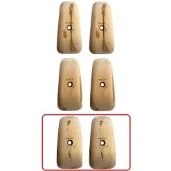 Metolius Wood Grips Pinch 0° Set 6 Prese Arrampicata -Negozio al dettaglio Motican pinch systemholds 0 70