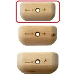 Metolius Wood Grips Edge 15° Set 6 Prese Arrampicata -Negozio al dettaglio Motican system edges 20 15