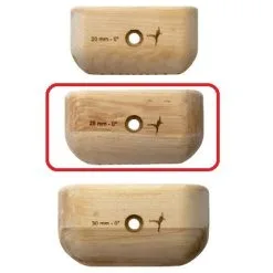 Metolius Wood Grips Edge 0° Set 6 Prese Arrampicata -Negozio al dettaglio Motican system edges 25 0