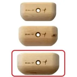 Metolius Wood Grips Edge 15° Set 6 Prese Arrampicata -Negozio al dettaglio Motican system edges 30 15