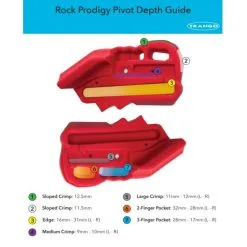 Trango Rock Prodigy Pivot Trave Arrampicata -Negozio al dettaglio Motican trango rock prodigy pivot depth guide