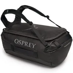 Osprey Transporter Duffel 40 Borsa Zaino Viaggio -Negozio al dettaglio Motican web 0282 transporterduffel40 f21 side black 1
